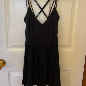 Black short romper